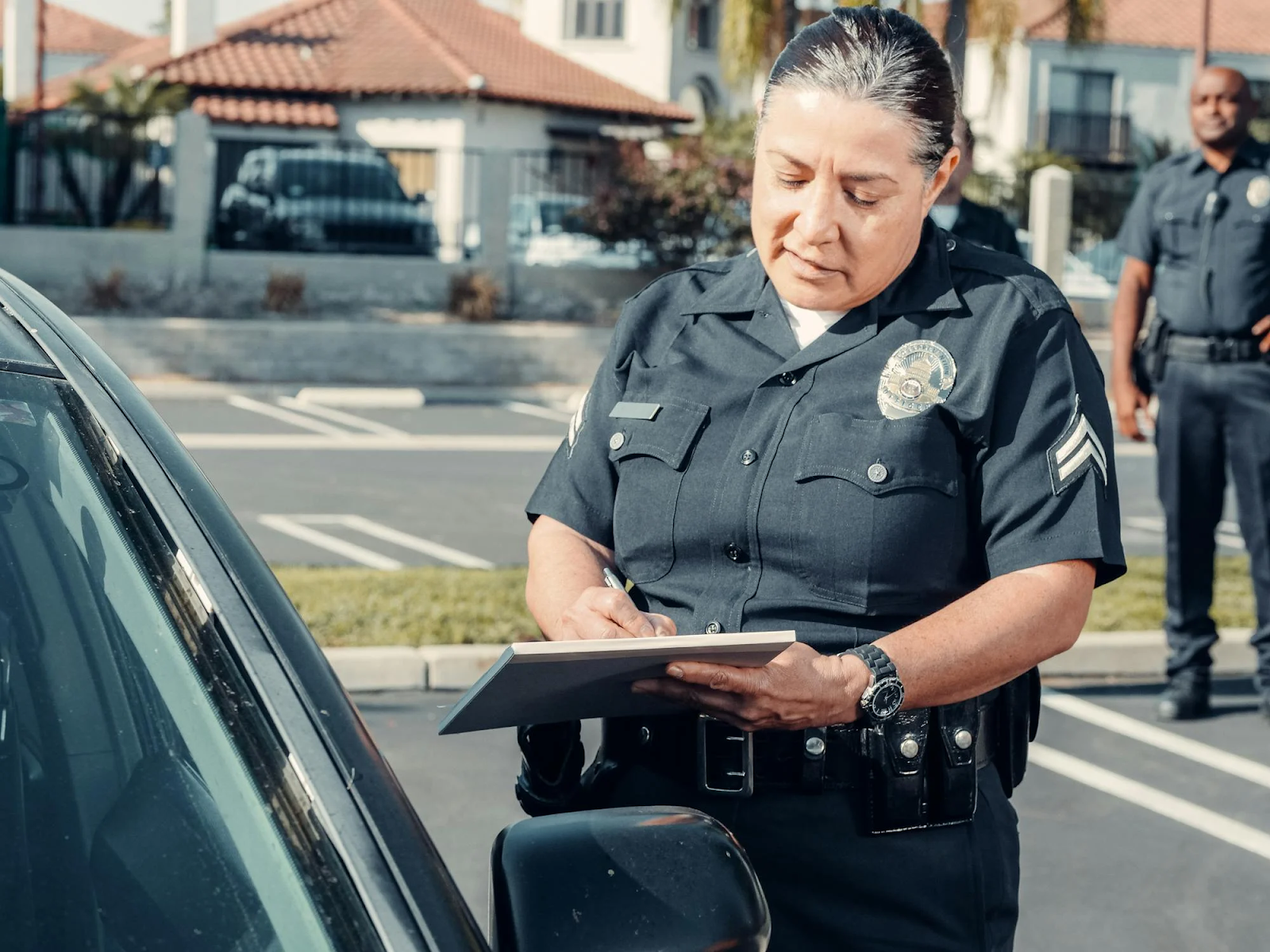 police traffic ticketing